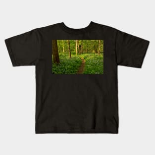 Spring Woodland Wildflowers Kids T-Shirt